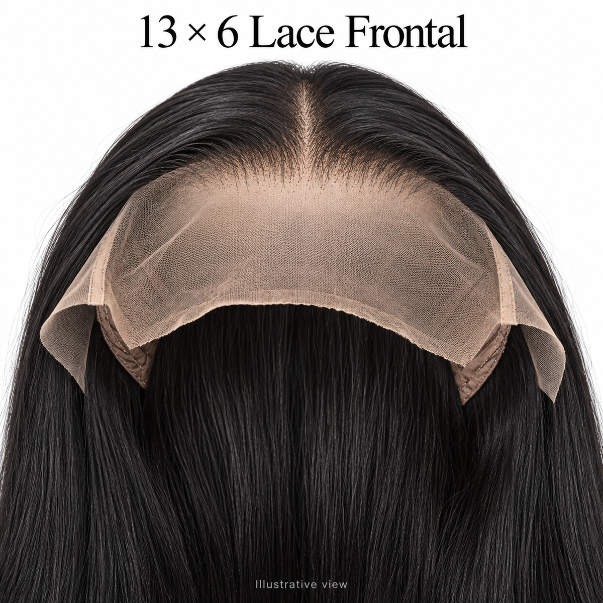 Luxury Straight Glueless 13×6 Lace Frontal Wig