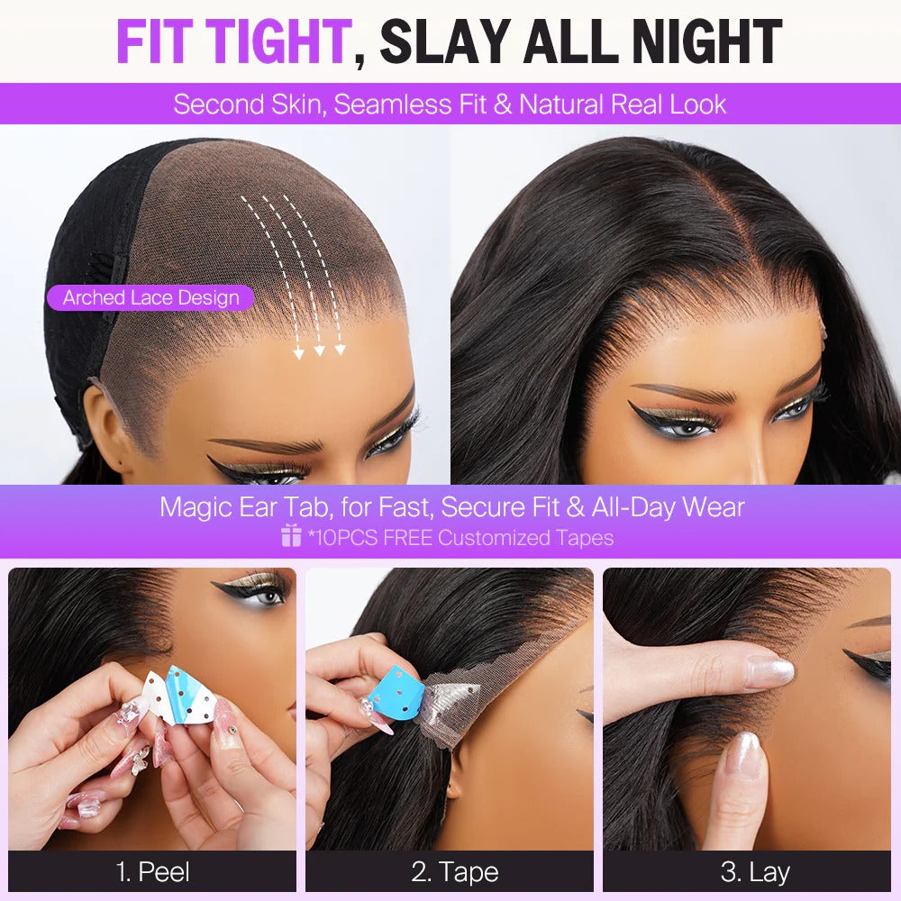 Luxury Body Wave Glueless 13X6 Lace Front Wig