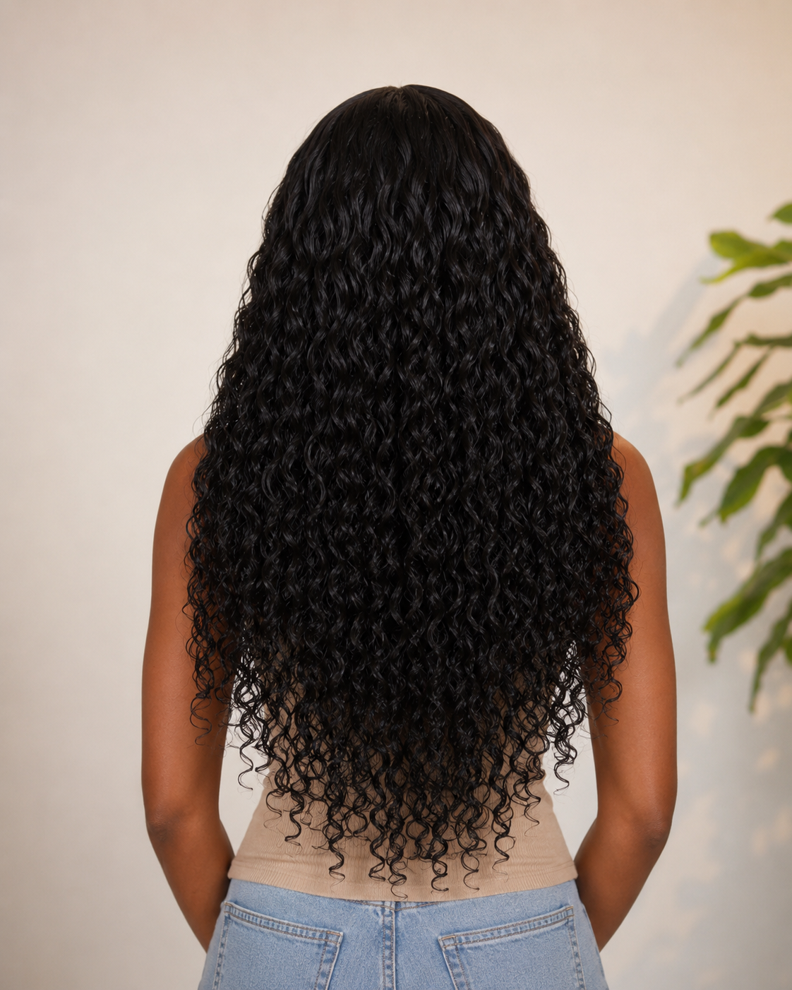Luxury Deep Curly Glueless 13X6 Lace Front Wig