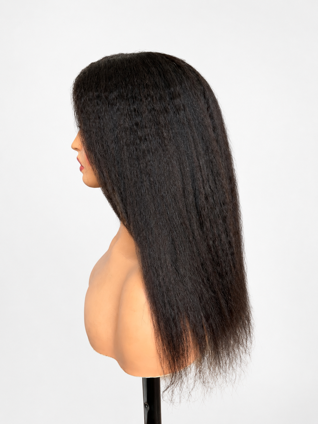 Luxury Kinky Straight Glueless 13X6 Lace Front Wig