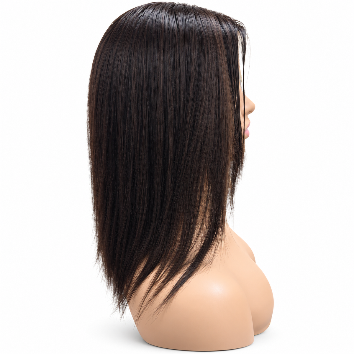 Natural Black 13X4 Frontal Straight Bob wigs