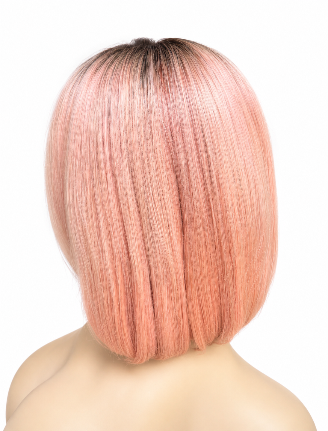 Colored 13X4 Frontal sleek Straight finish Bob wigs