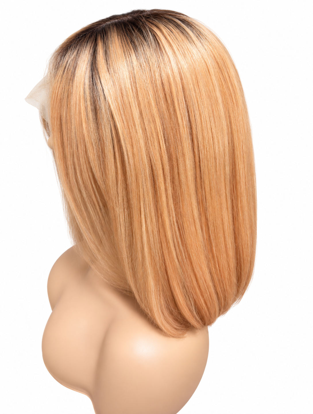 Colored 13X4 Frontal sleek Straight finish Bob wigs