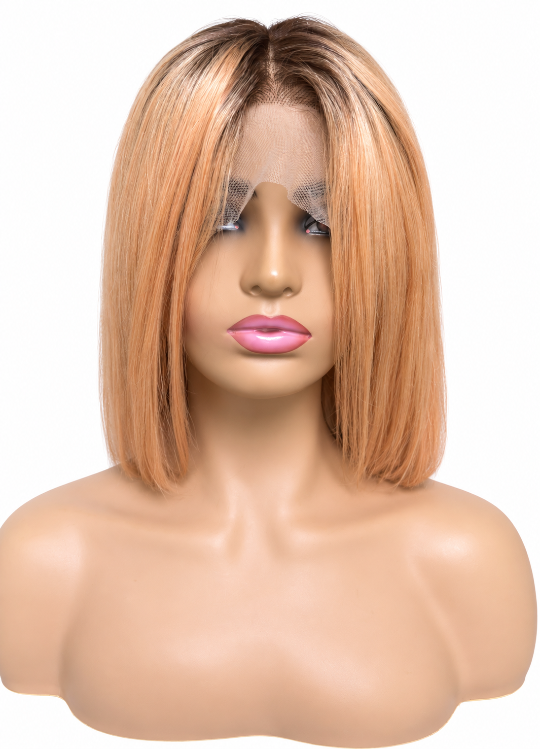 Colored 13X4 Frontal sleek Straight finish Bob wigs